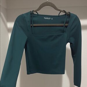Teal Long Sleeve Women's Top